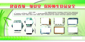 学校食堂版面