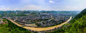 茅台镇全景图