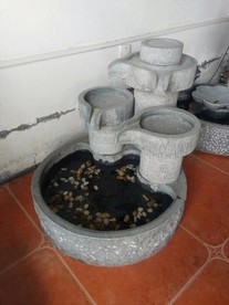 石磨水景流水