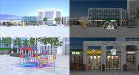 商业街夜景美陈DP