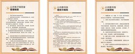图书馆制度展板