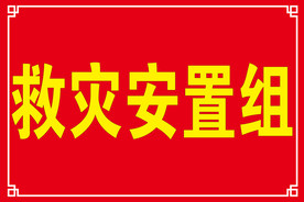 救灾 安置组