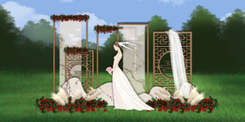 森系简约婚礼场景