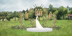 森系简约婚礼场景