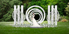 森系简约婚礼场景