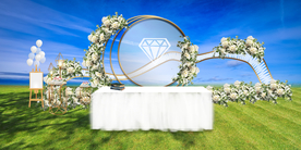 森系几何高端婚礼