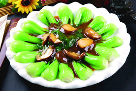 香菇炒油菜