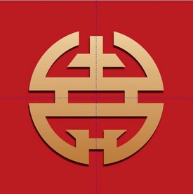 中国风边框 装饰 红色 元素