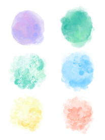 水彩笔墨元素创意墨迹