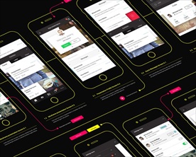 黑色只能手机样机