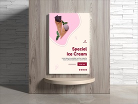 冰淇淋海报