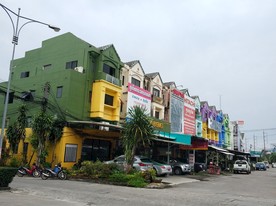 泰国普吉岛房屋街道街景