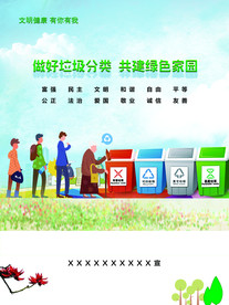 做好垃圾分类 共建绿色家园