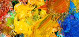 色彩艺术墙画背景海报素材