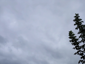 下雨的天空