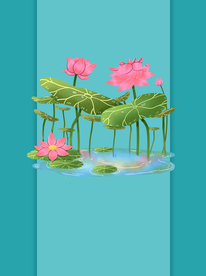 处暑海报 处暑素材 节气海报