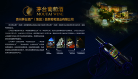 茅台葡萄酒海报