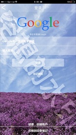 谷歌登录界面