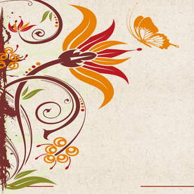 矢量动物 矢量植物 插画 手绘