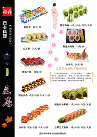 寿司菜单