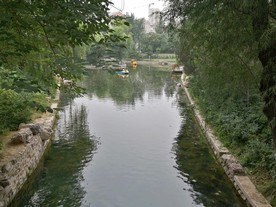公园 风景 池塘