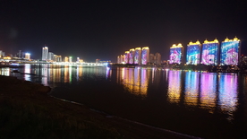 松花江夜景