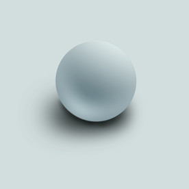 石膏球 球体 白色 PSD