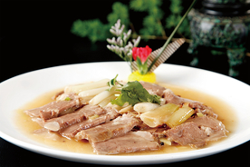 大葱扒羊肉