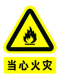 当心火灾