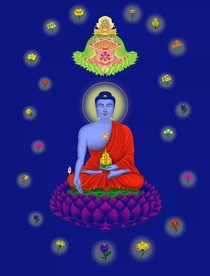 药师琉璃光王如来圣像图