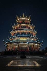 建筑旅游景点景区背景素材