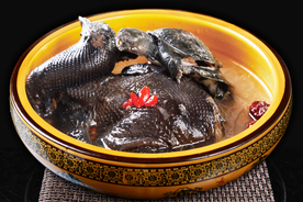 甲鱼炖乌鸡