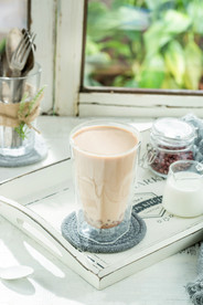 红豆奶茶