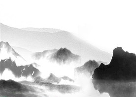 意境水墨山水