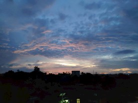 乡村夜景