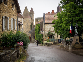 中世纪田园风景图