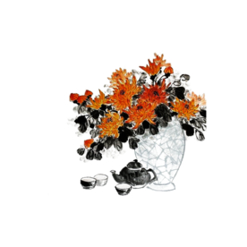 菊花装饰