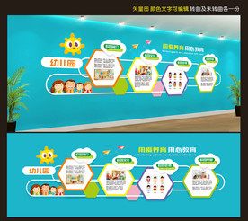 幼儿园形象墙