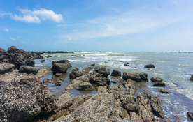 海边礁石