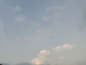 太阳落山的天空
