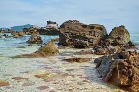 海岸风景摄影图