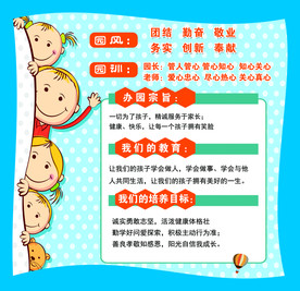 幼儿园展板
