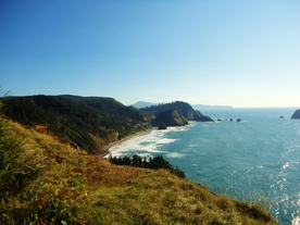 海岸风景摄影图