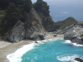 海岸风景摄影图