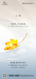 立秋节气海报