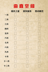 美发业绩展板