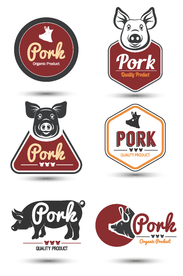 猪肉标签