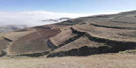 高原田园风景图片