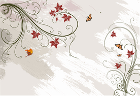 线条简约玫瑰花