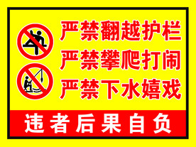 警示牌